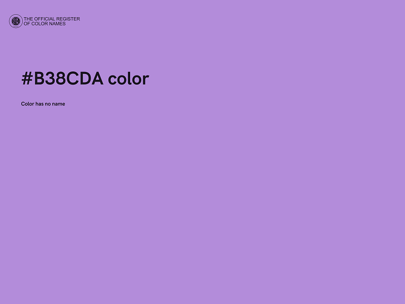 #B38CDA color image