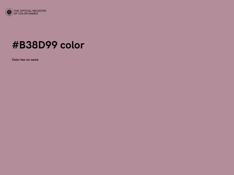 #B38D99 color image