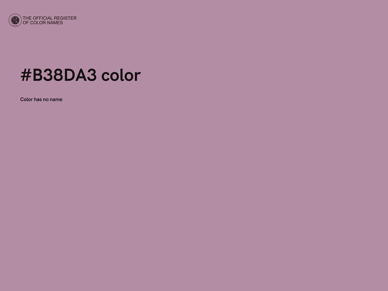 #B38DA3 color image