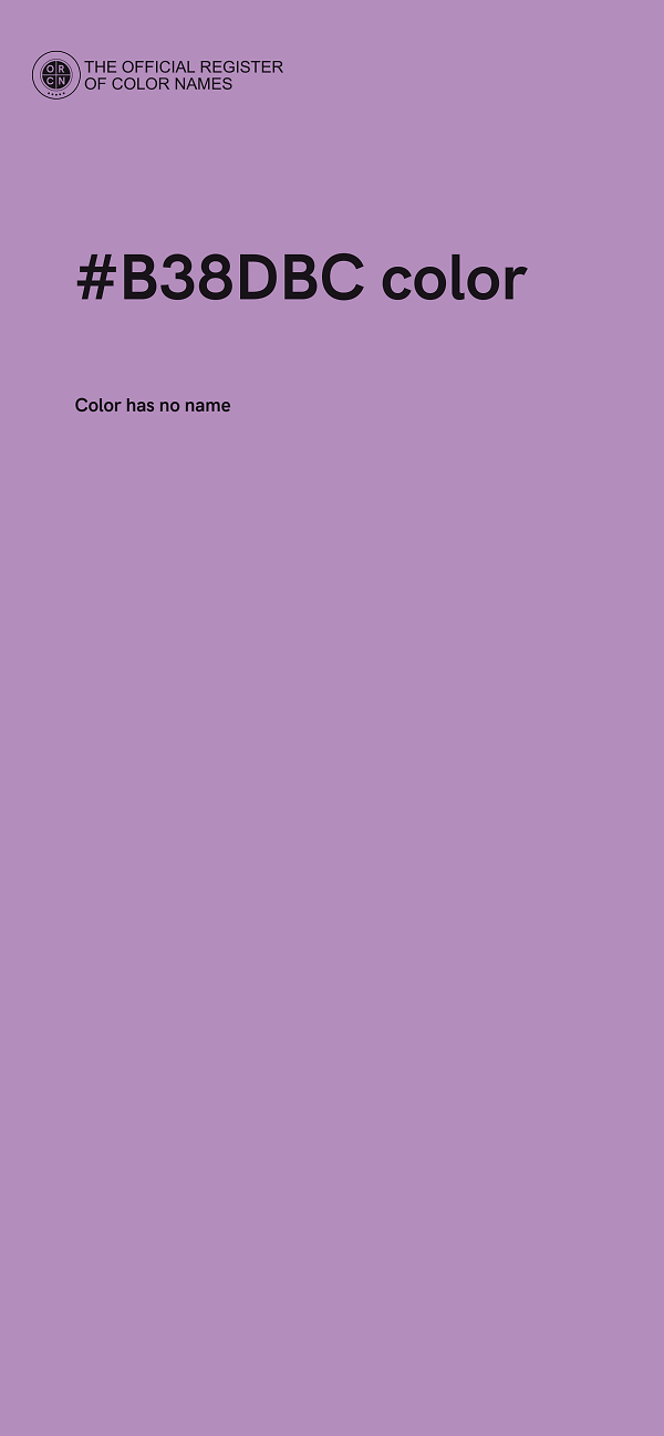 #B38DBC color image