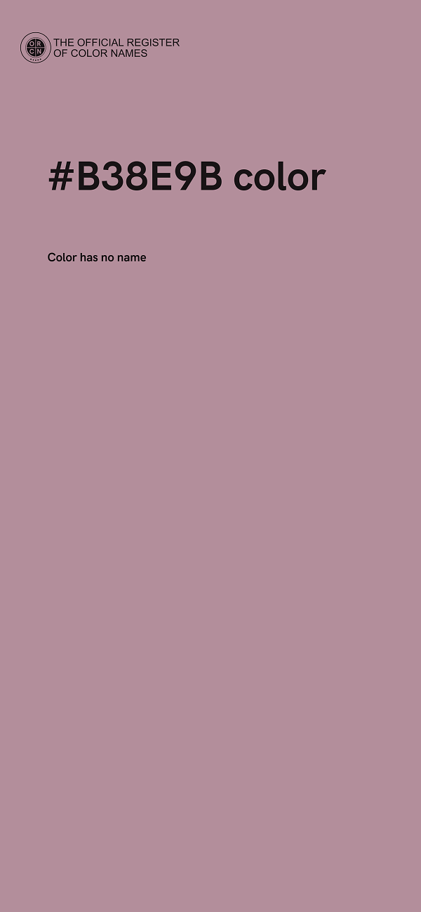 #B38E9B color image
