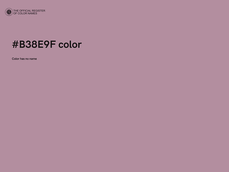 #B38E9F color image