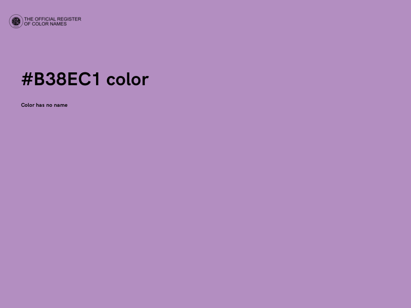 #B38EC1 color image