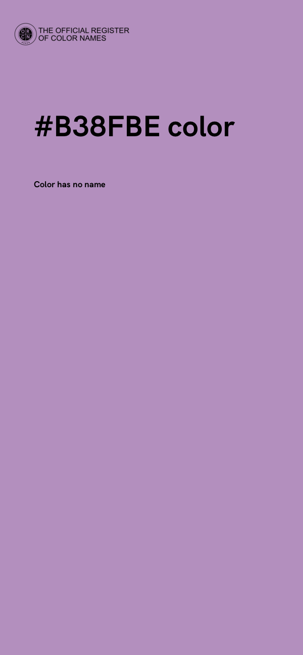 #B38FBE color image