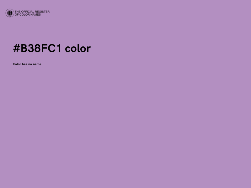 #B38FC1 color image