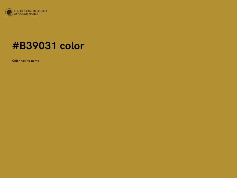 #B39031 color image
