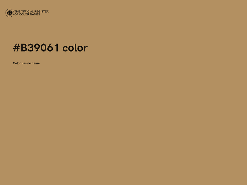 #B39061 color image