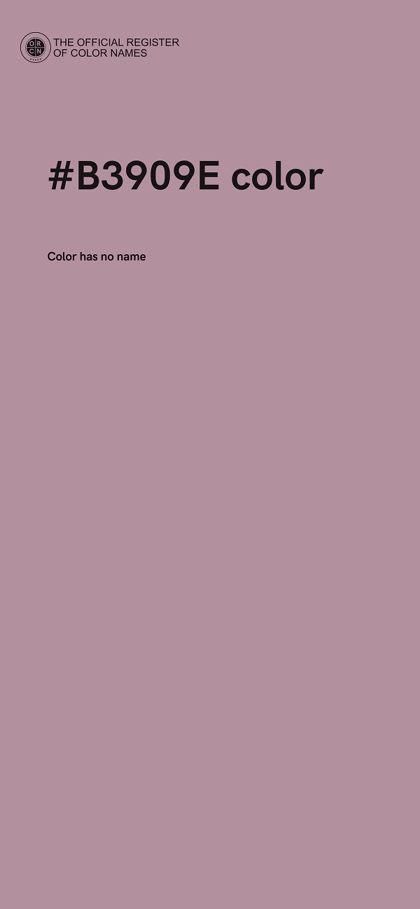 #B3909E color image