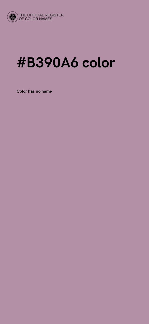#B390A6 color image