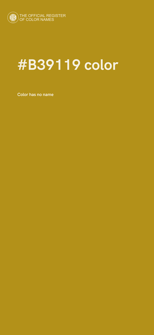#B39119 color image
