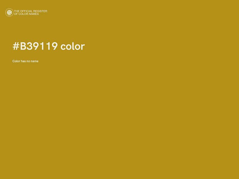 #B39119 color image