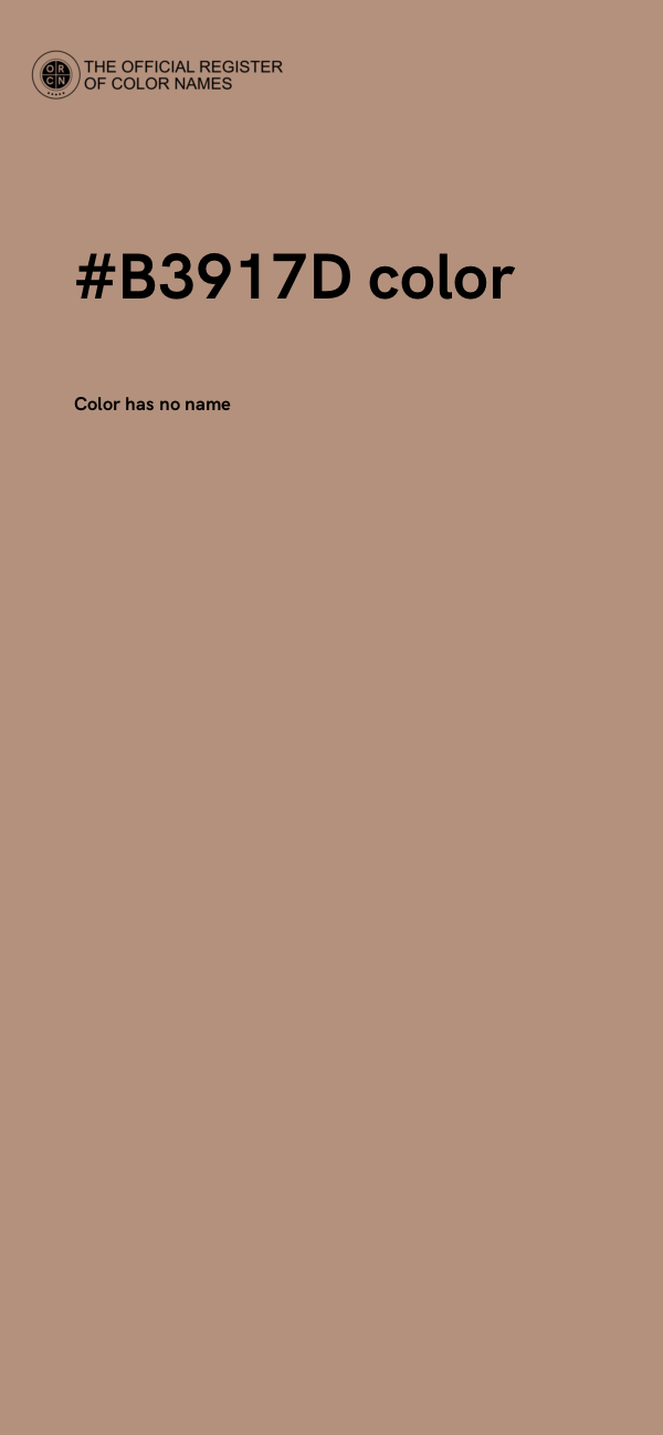 #B3917D color image