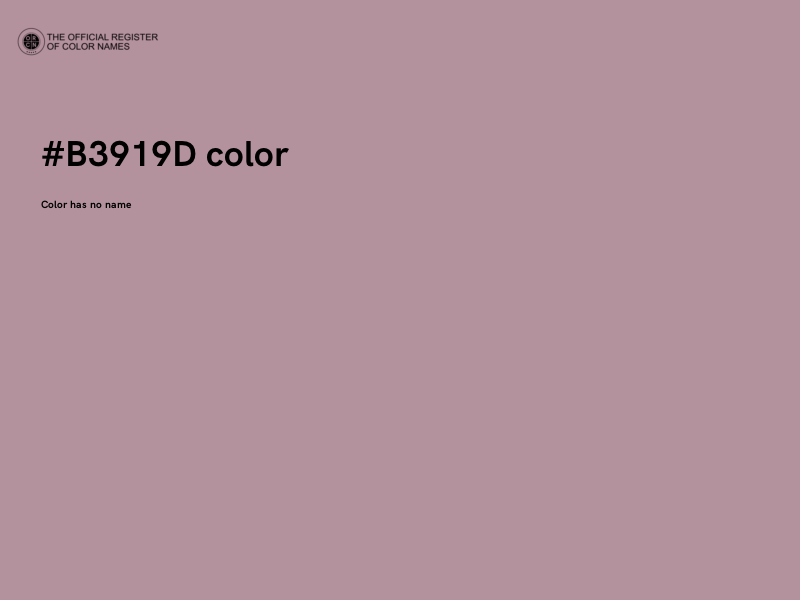 #B3919D color image