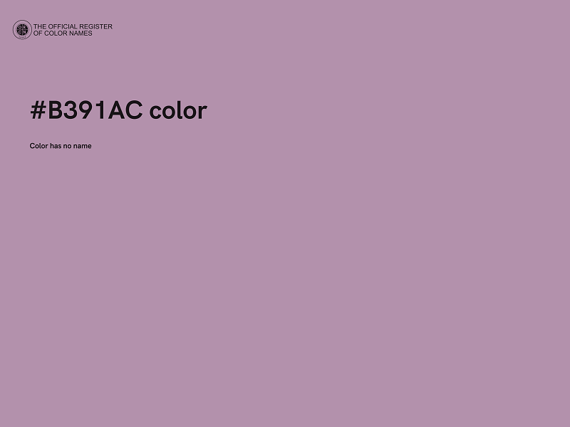 #B391AC color image