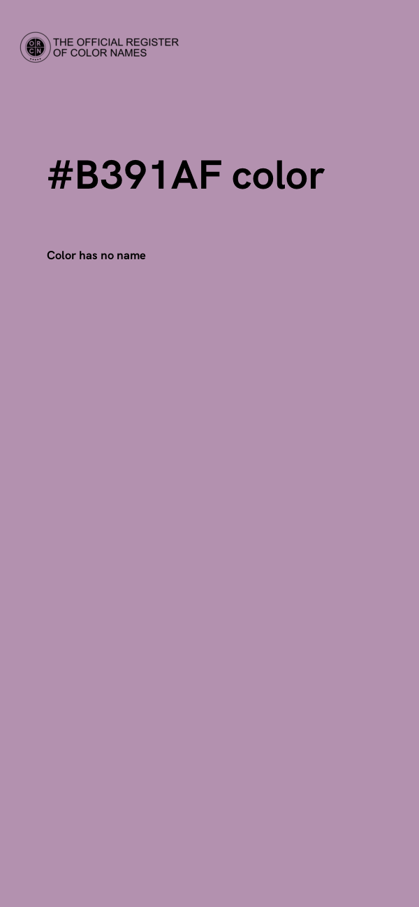 #B391AF color image