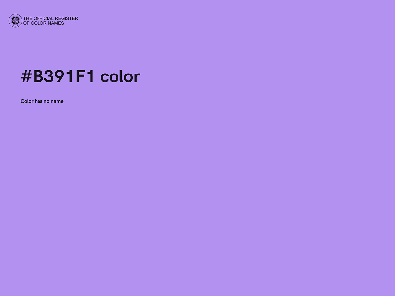 #B391F1 color image