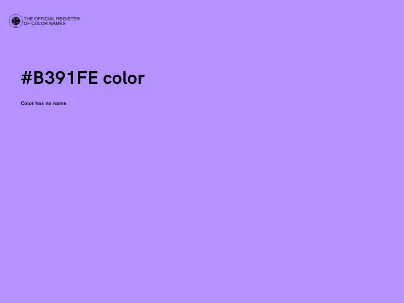 #B391FE color image