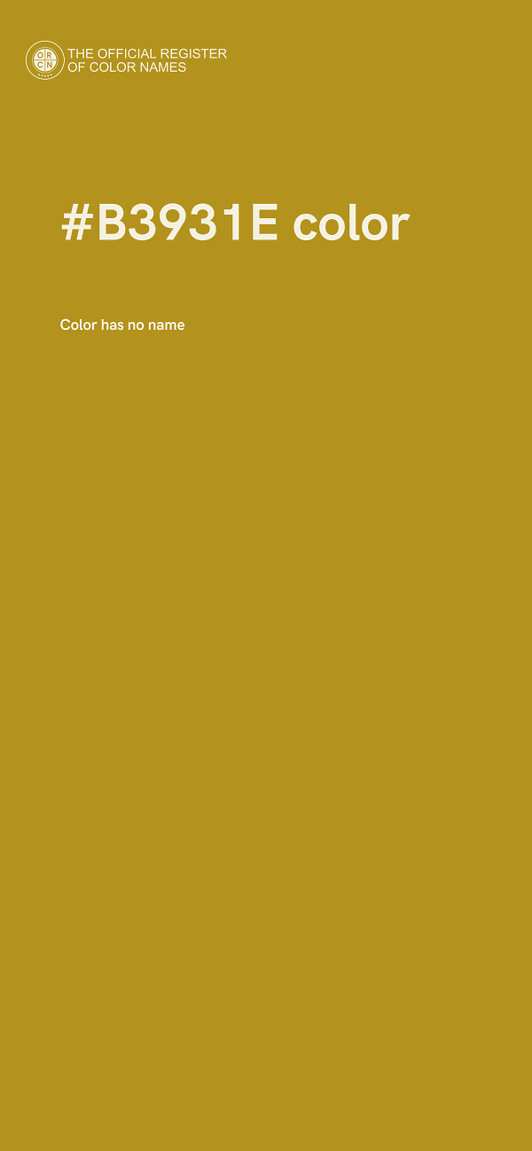#B3931E color image