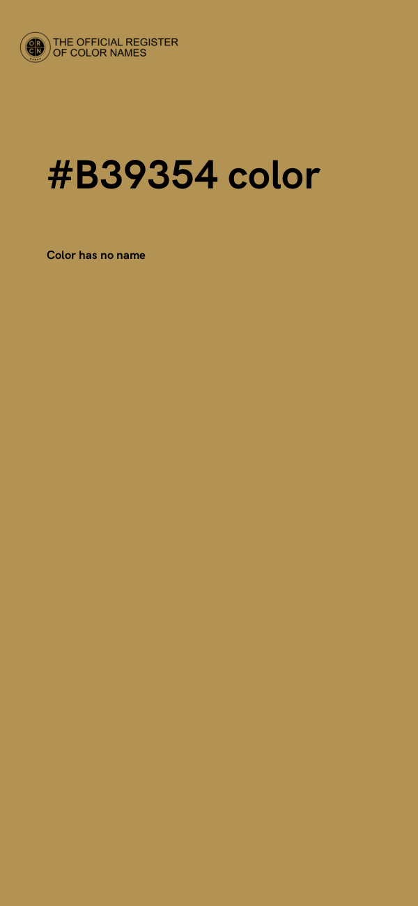 #B39354 color image