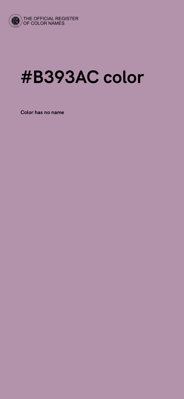 #B393AC color image