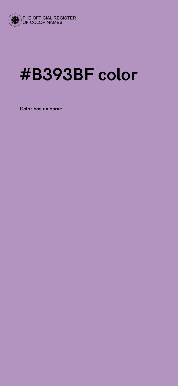 #B393BF color image