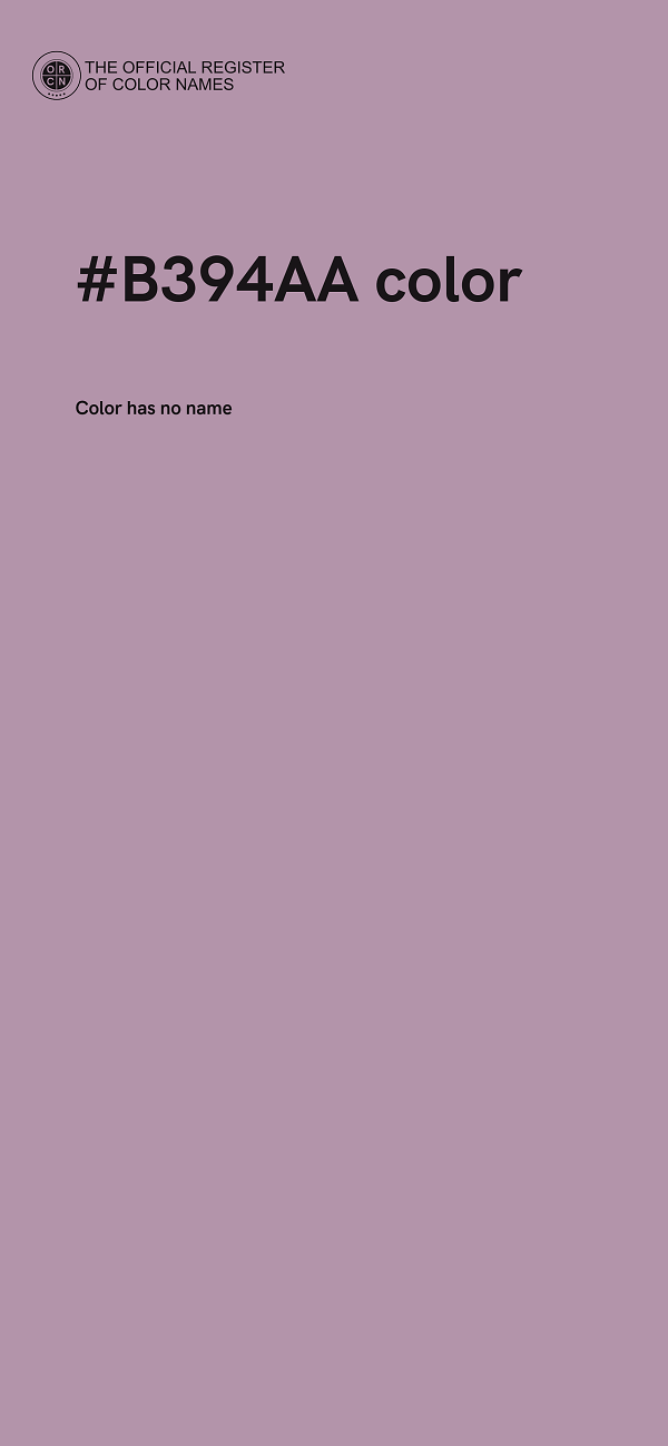 #B394AA color image