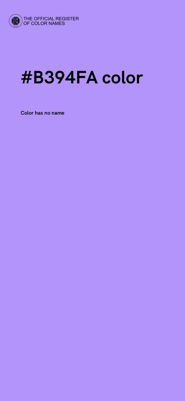 #B394FA color image