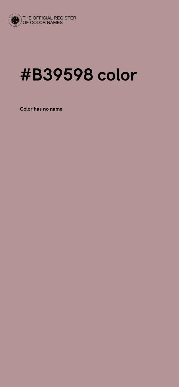 #B39598 color image