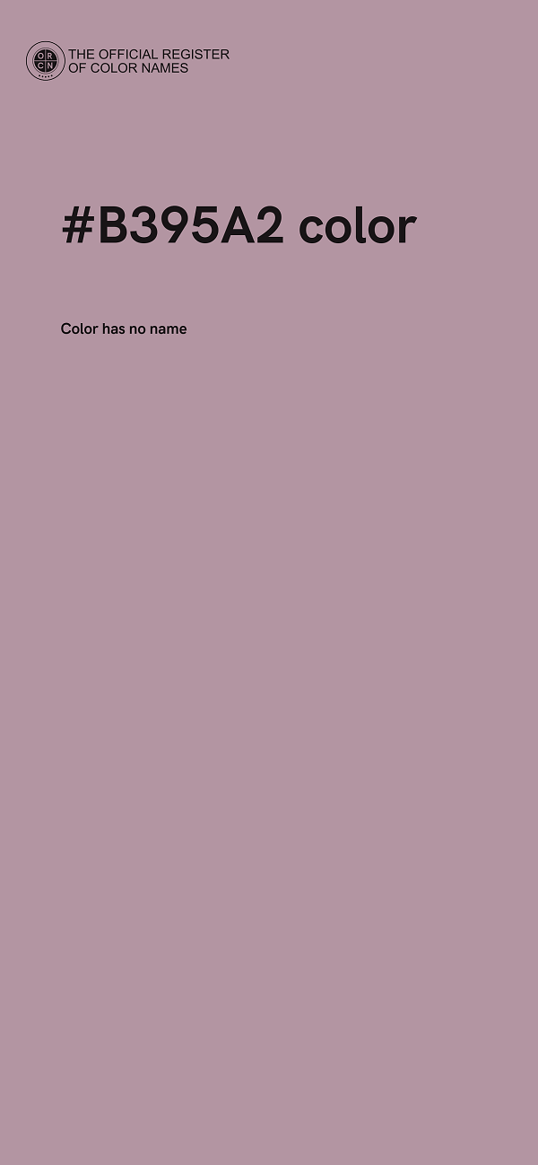 #B395A2 color image