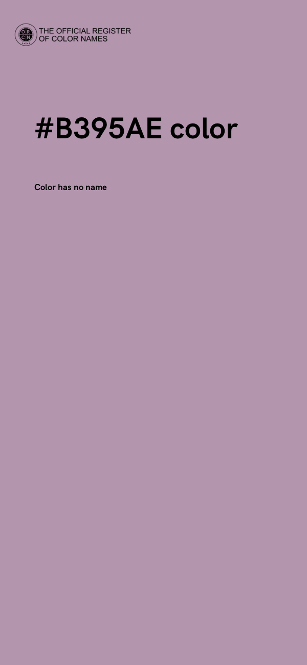 #B395AE color image