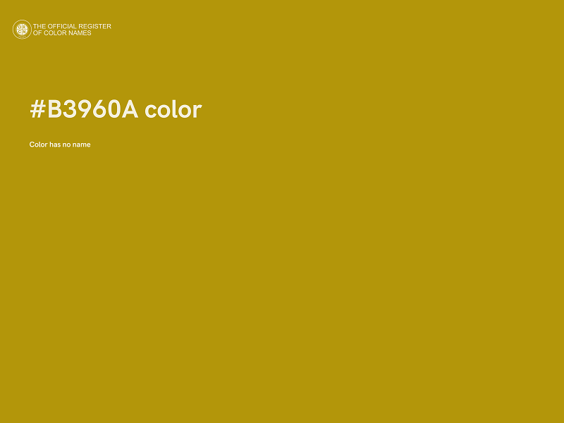 #B3960A color image