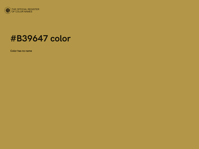 #B39647 color image