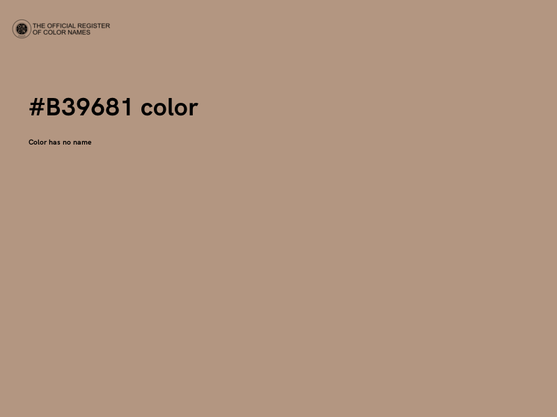 #B39681 color image