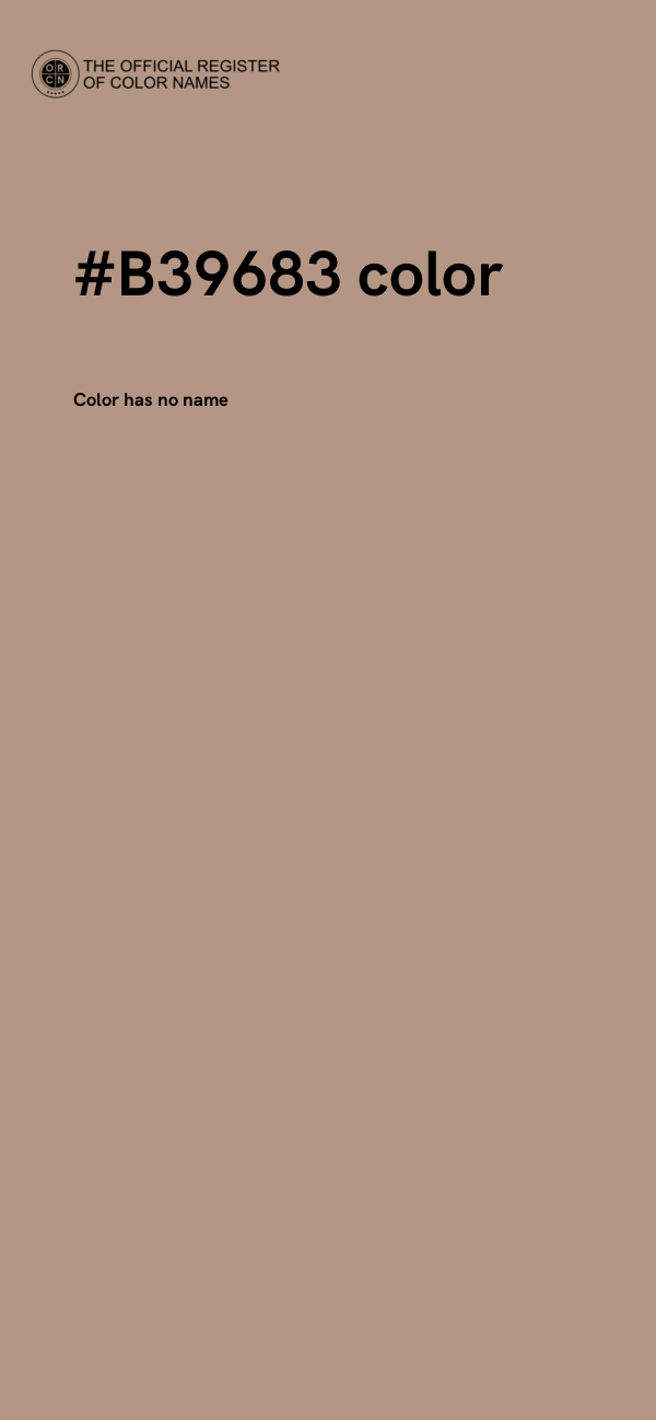 #B39683 color image