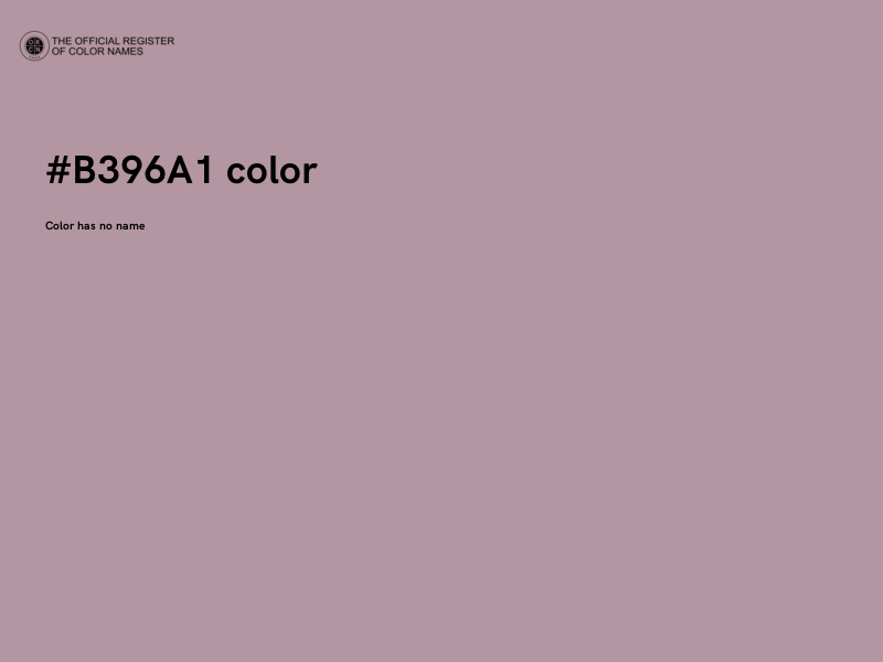 #B396A1 color image