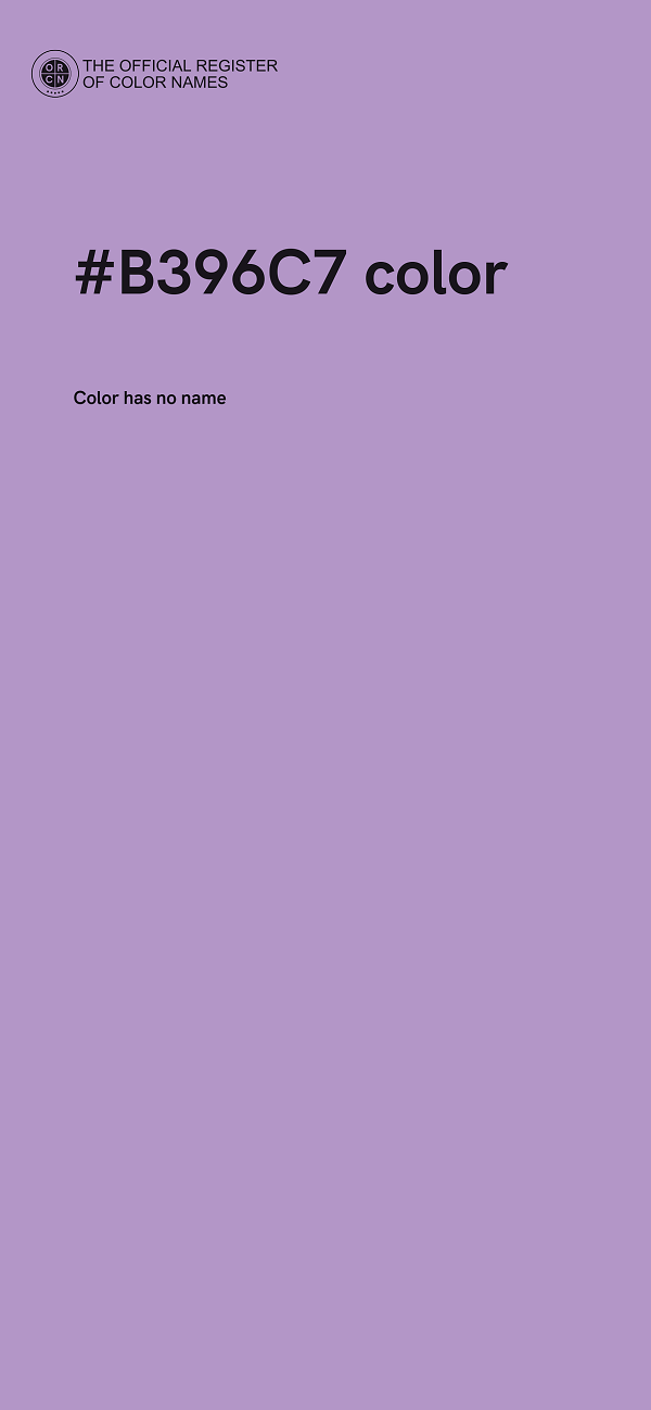 #B396C7 color image