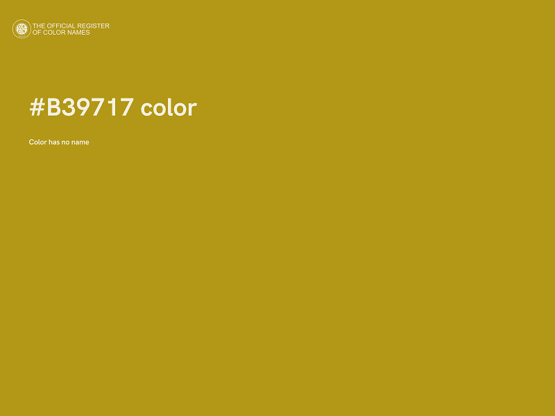 #B39717 color image