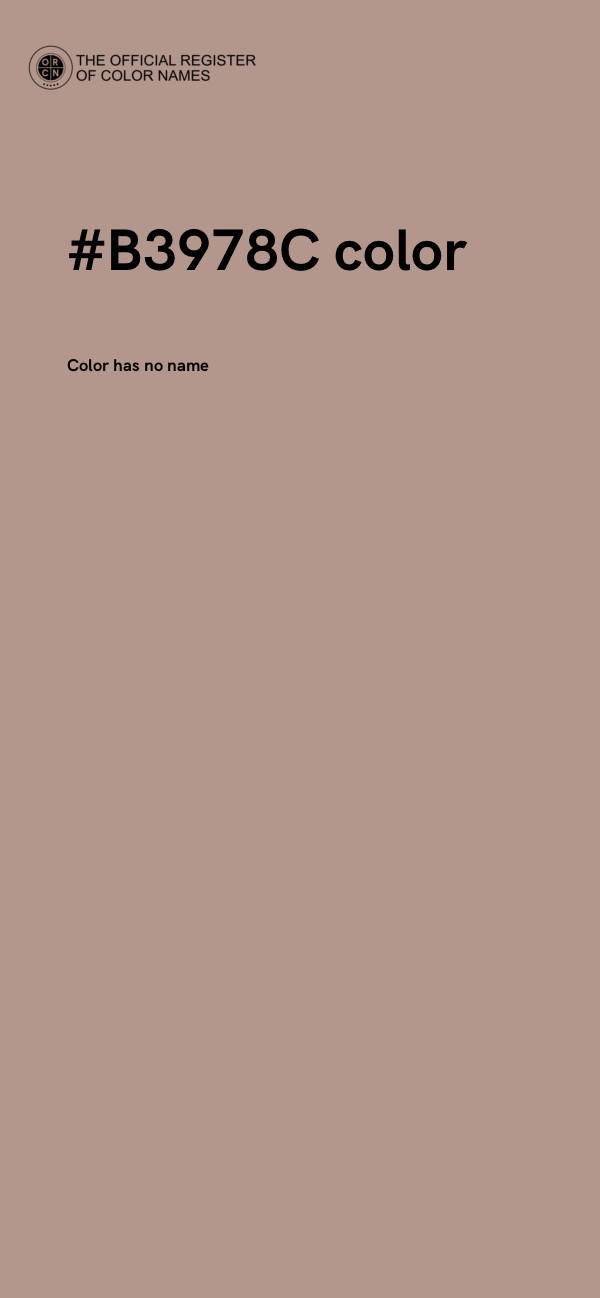 #B3978C color image