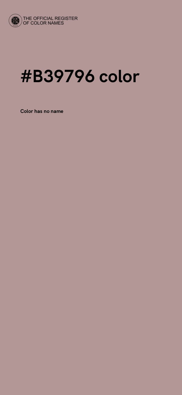 #B39796 color image