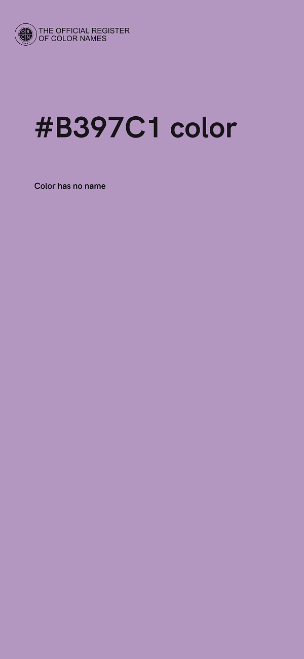 #B397C1 color image