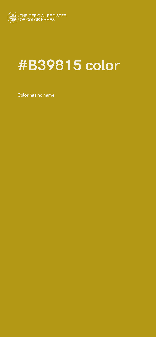 #B39815 color image