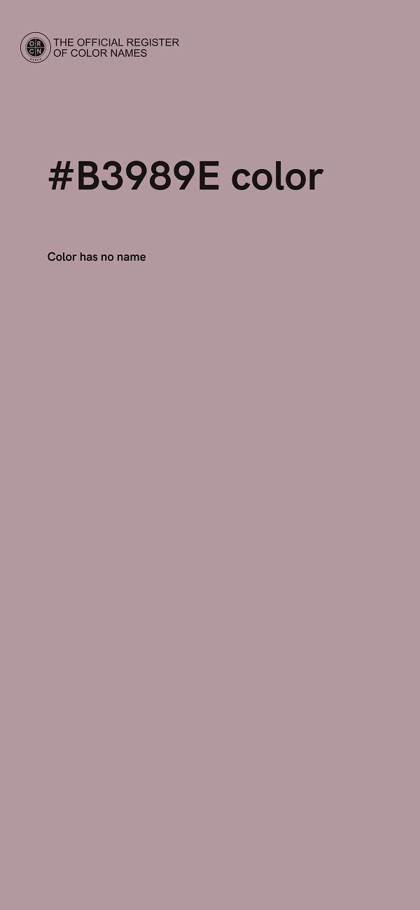 #B3989E color image