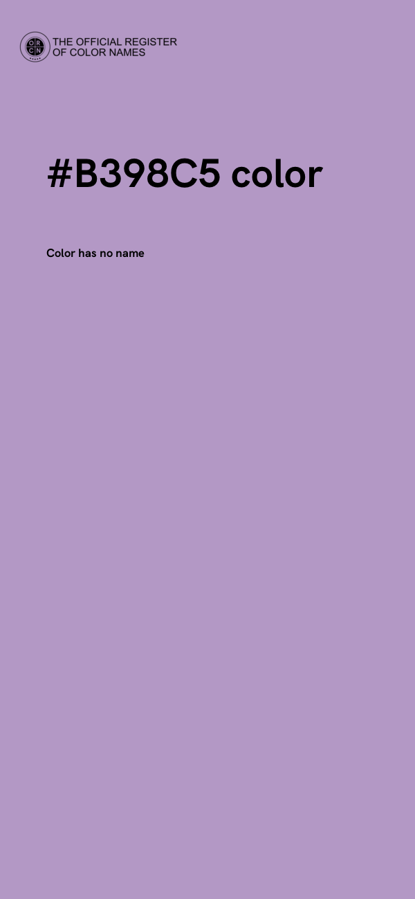 #B398C5 color image
