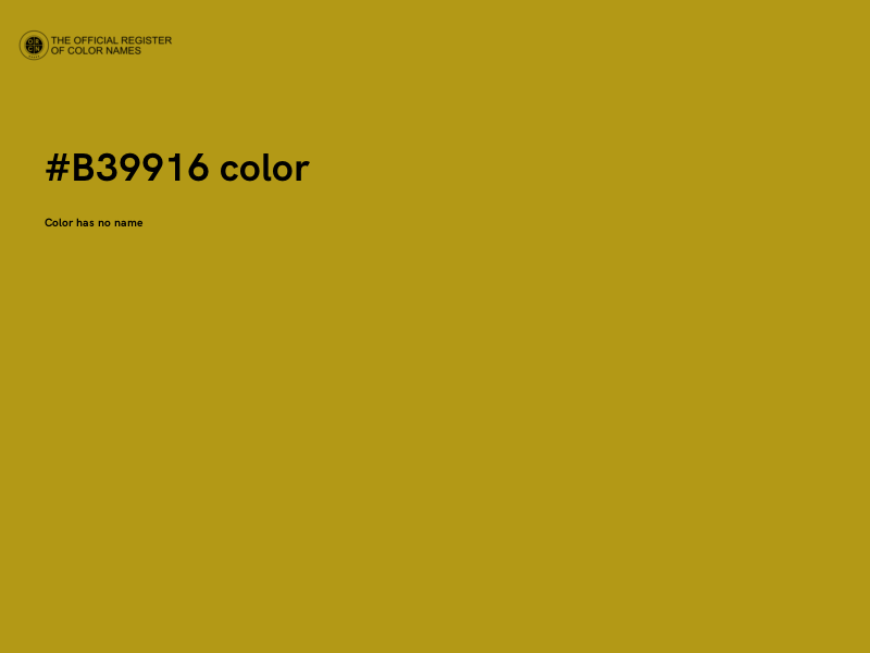 #B39916 color image
