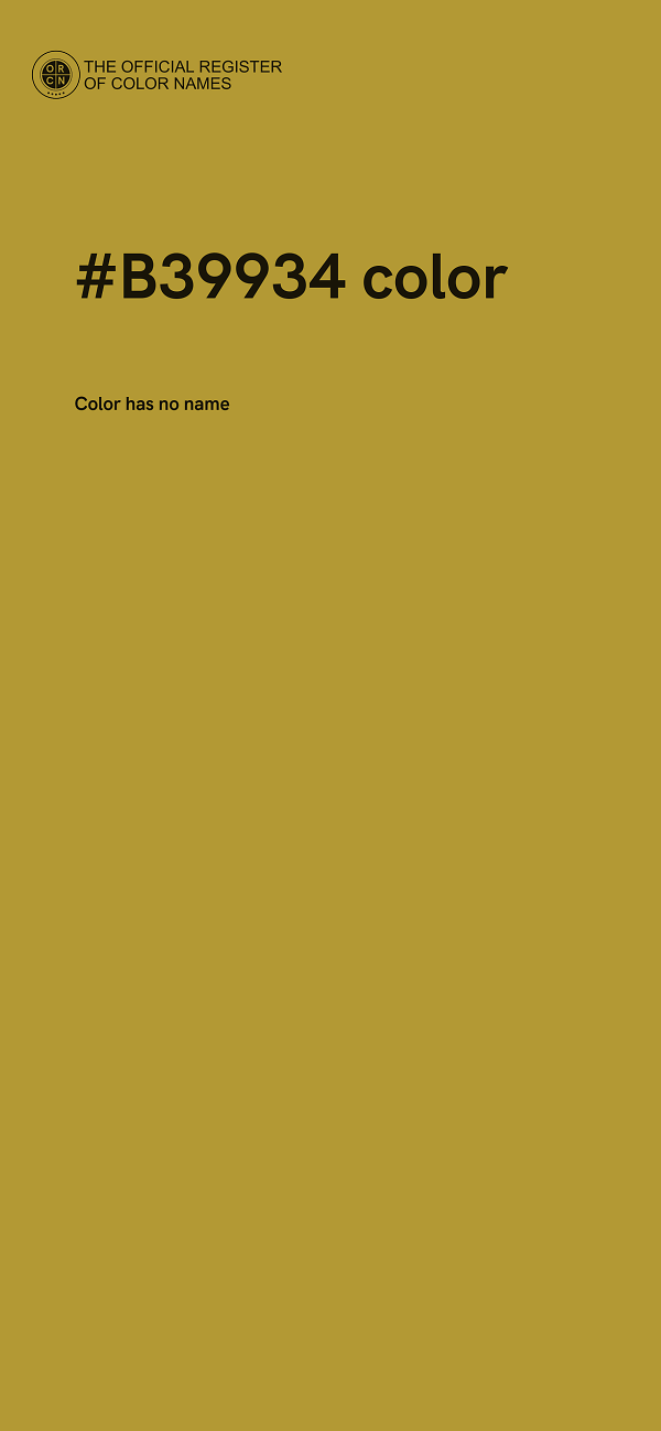 #B39934 color image