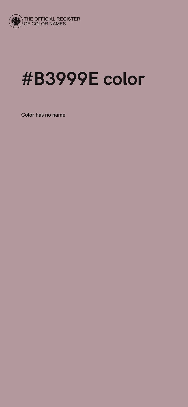 #B3999E color image