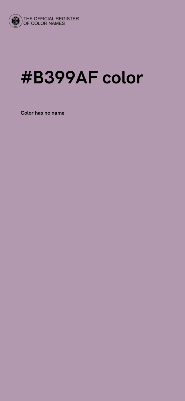 #B399AF color image
