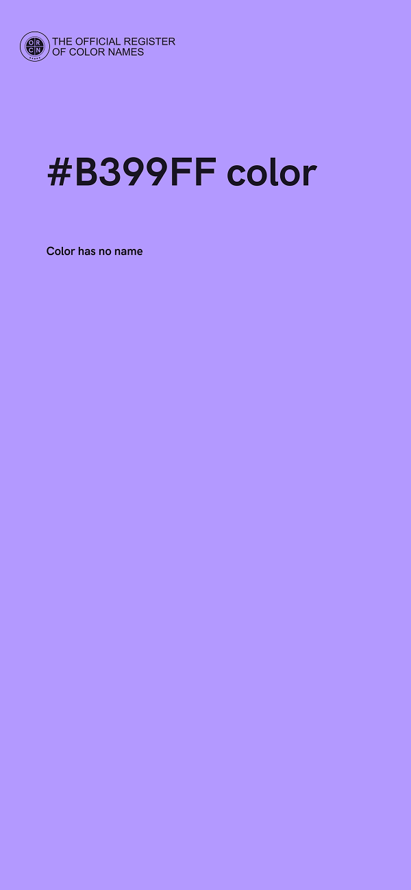 #B399FF color image