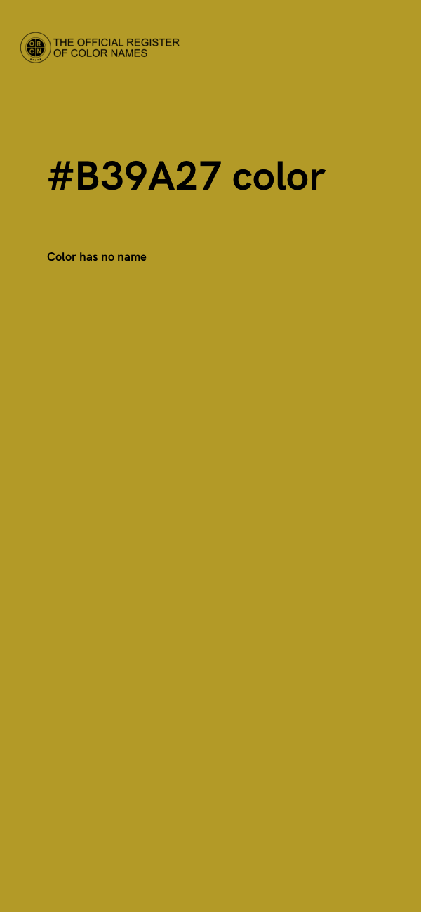 #B39A27 color image