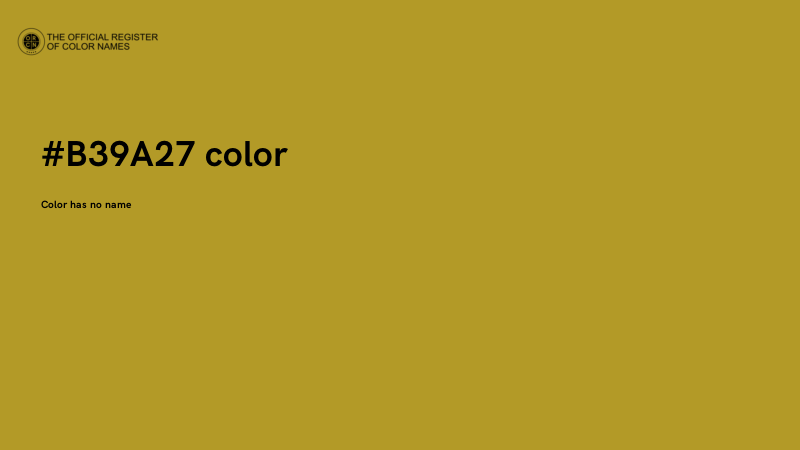#B39A27 color image